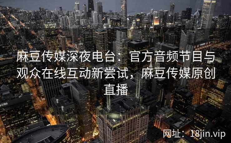 麻豆传媒深夜电台：官方音频节目与观众在线互动新尝试，麻豆传媒原创直播