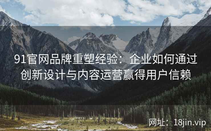 91官网品牌重塑经验：企业如何通过创新设计与内容运营赢得用户信赖